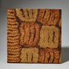 A RAFFIA SMALL CLOTH MOUNTED, DIDA TRIBE IVORY COAST ( No 5098)