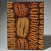 A RAFFIA CLOTH MOUNTED, DIDA TRIBE IVORY COAST ( No 5099 )