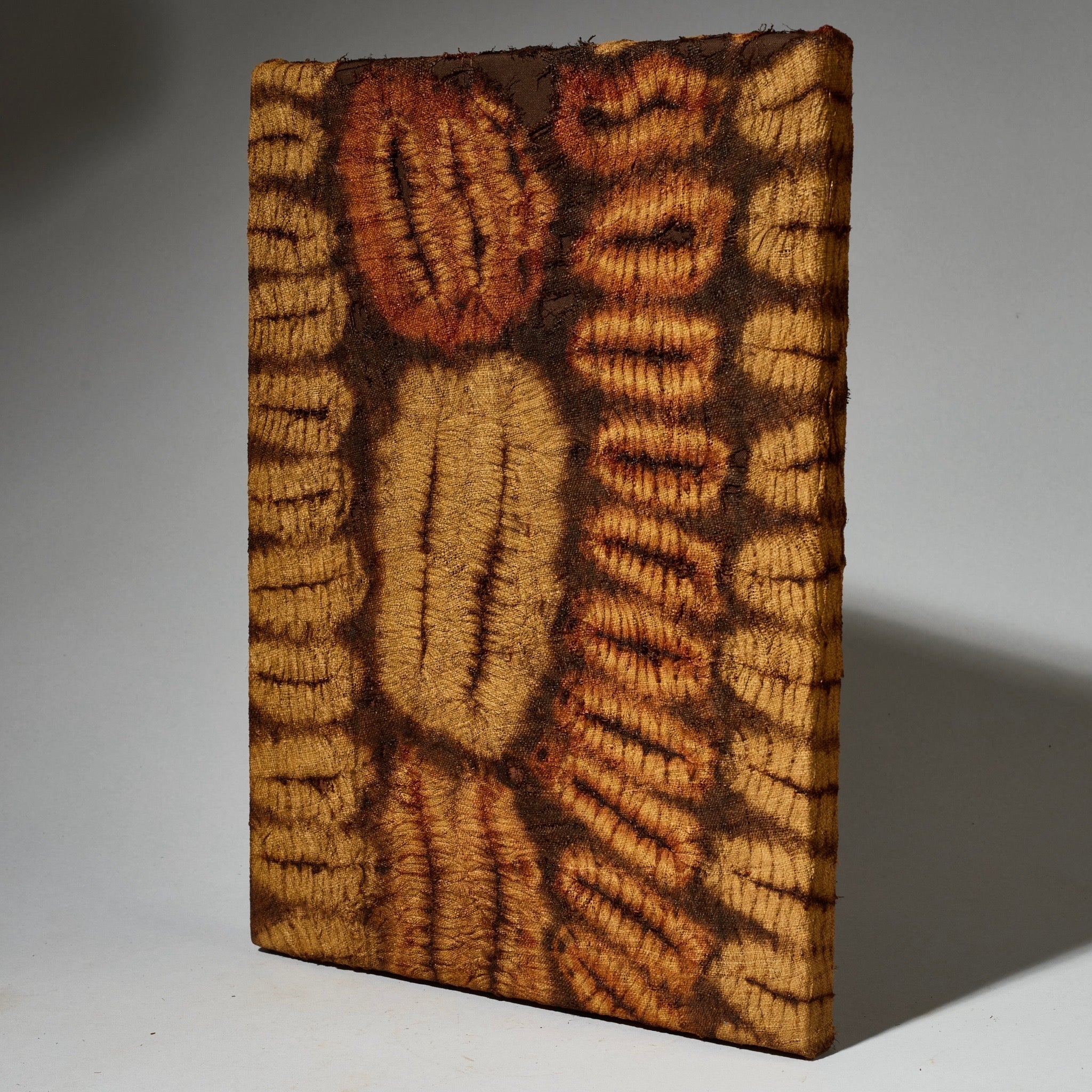 A RAFFIA CLOTH MOUNTED, DIDA TRIBE IVORY COAST ( No 5099 )