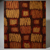 A LARGE RAFFIA CLOTH MOUNTED, DIDA TRIBE IVORY COAST ( No 5100)