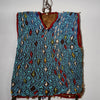 AN ARTISTIC BEADED SHIRT WITH NDOP TRIM, BAMILEKE TRIBE OF CAMEROON ( No 5113 )