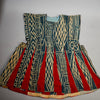 A PATINATED NDOP TUNIC WITH WATERY DESIGN, BAMILEKE TRIBE OF CAMEROON ( No 5106 )