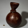 A PLUMP SMALL GOURD VESSEL BURKINA FASO ( No 5137 )
