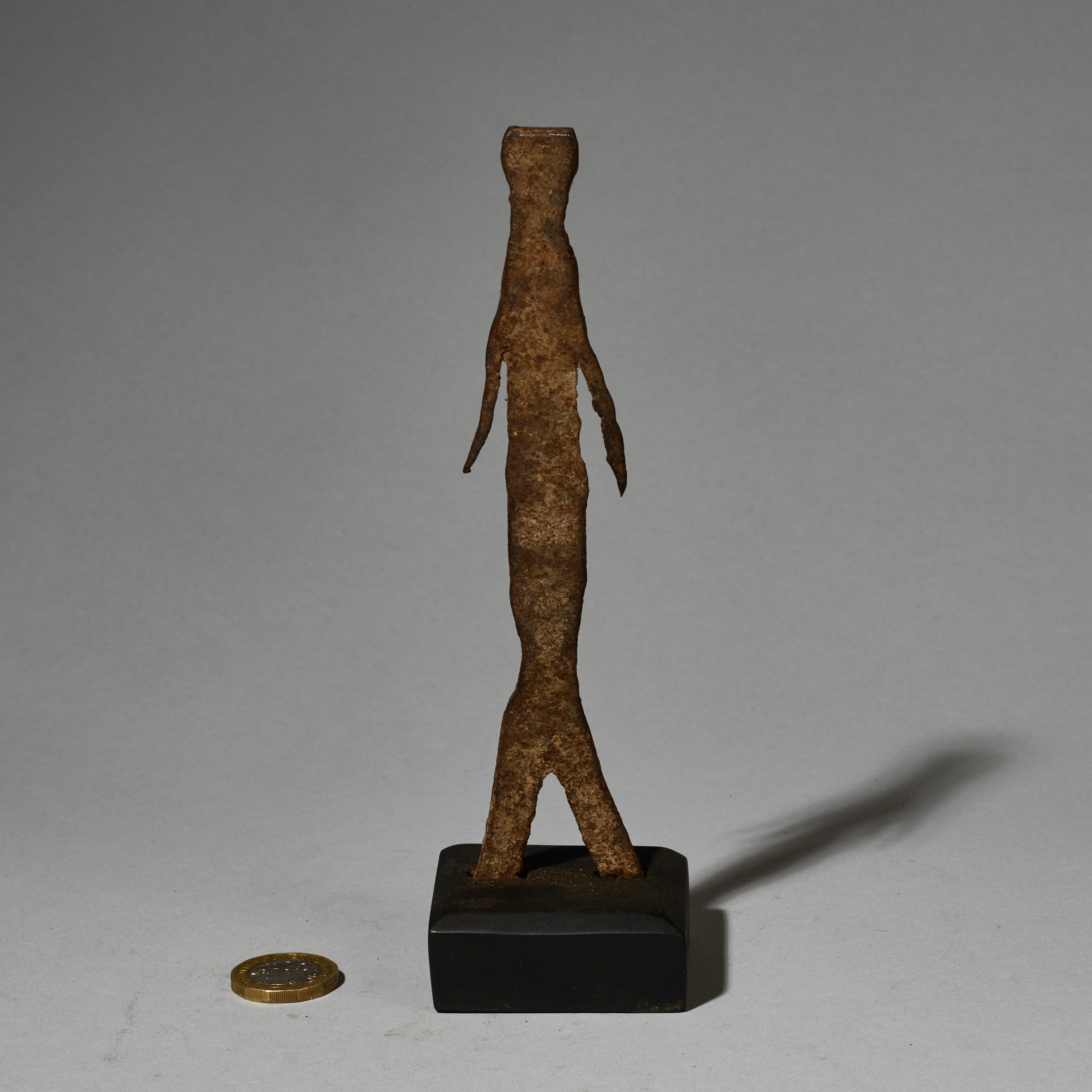 A SMALL IRON FIGURE  FROM LOBI TRIBE BURKINA FASO ( No 5148 )