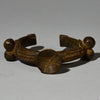 A  BRONZE CURRENY  BRACELET FROM LOBI TRIBE , BURKINA FASO  ( No 5119 )