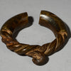A UNIQUE  BRONZE BRACELET, SENOUFO TRIBE BURKINA FASO  ( No 5120 )