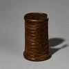 A CHUNKY 19THC BRONZE CURRENCY ANKLET, SENUFO TRIBE IVORY COAST  ( No 5121)