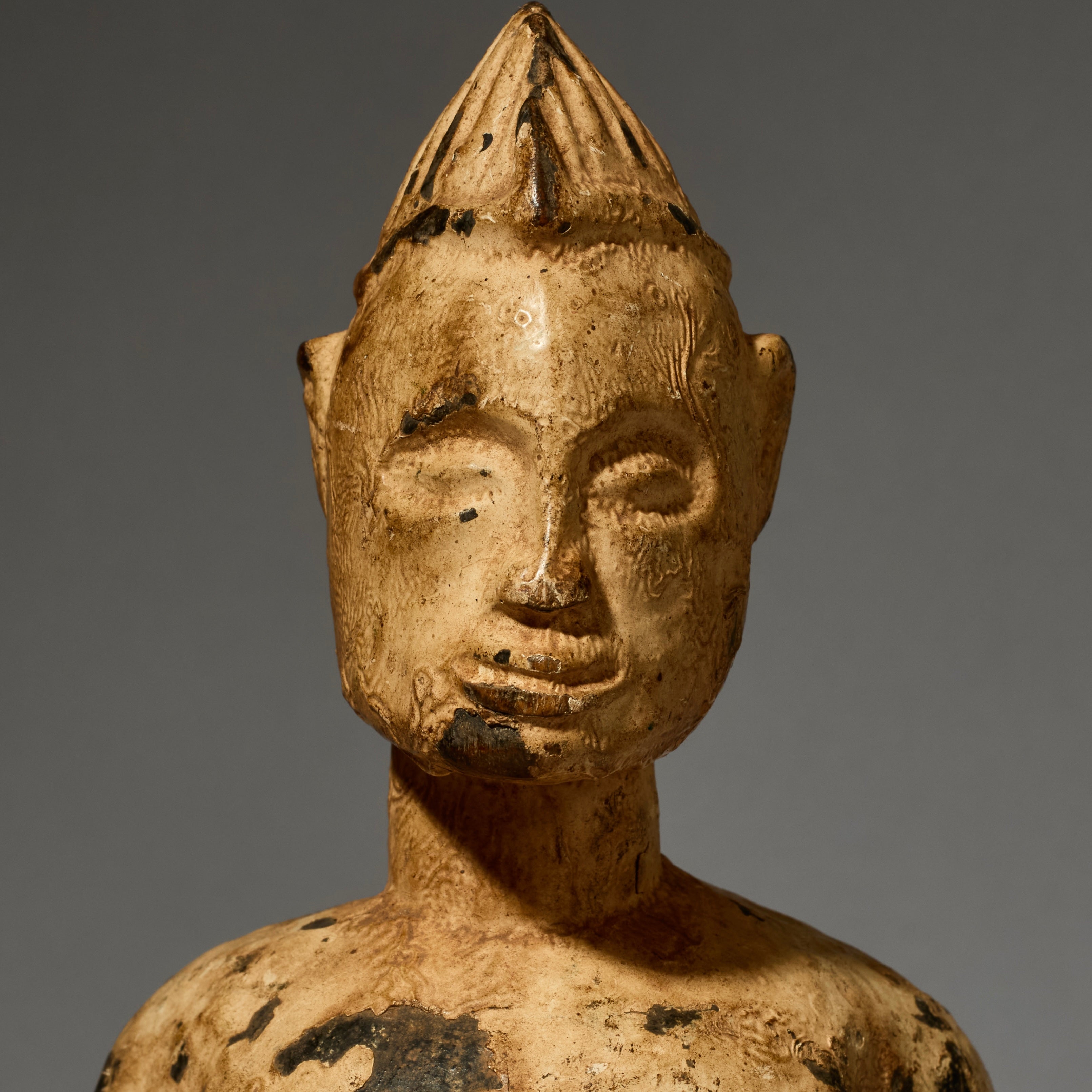 A SCULPTURAL ALTAR FIGURE, SENOUFO TRIBE iVORY COAST W.AFRICA  ( No 5159 )