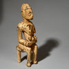 A SCULPTURAL ALTAR FIGURE, SENOUFO TRIBE iVORY COAST W.AFRICA  ( No 5159 )