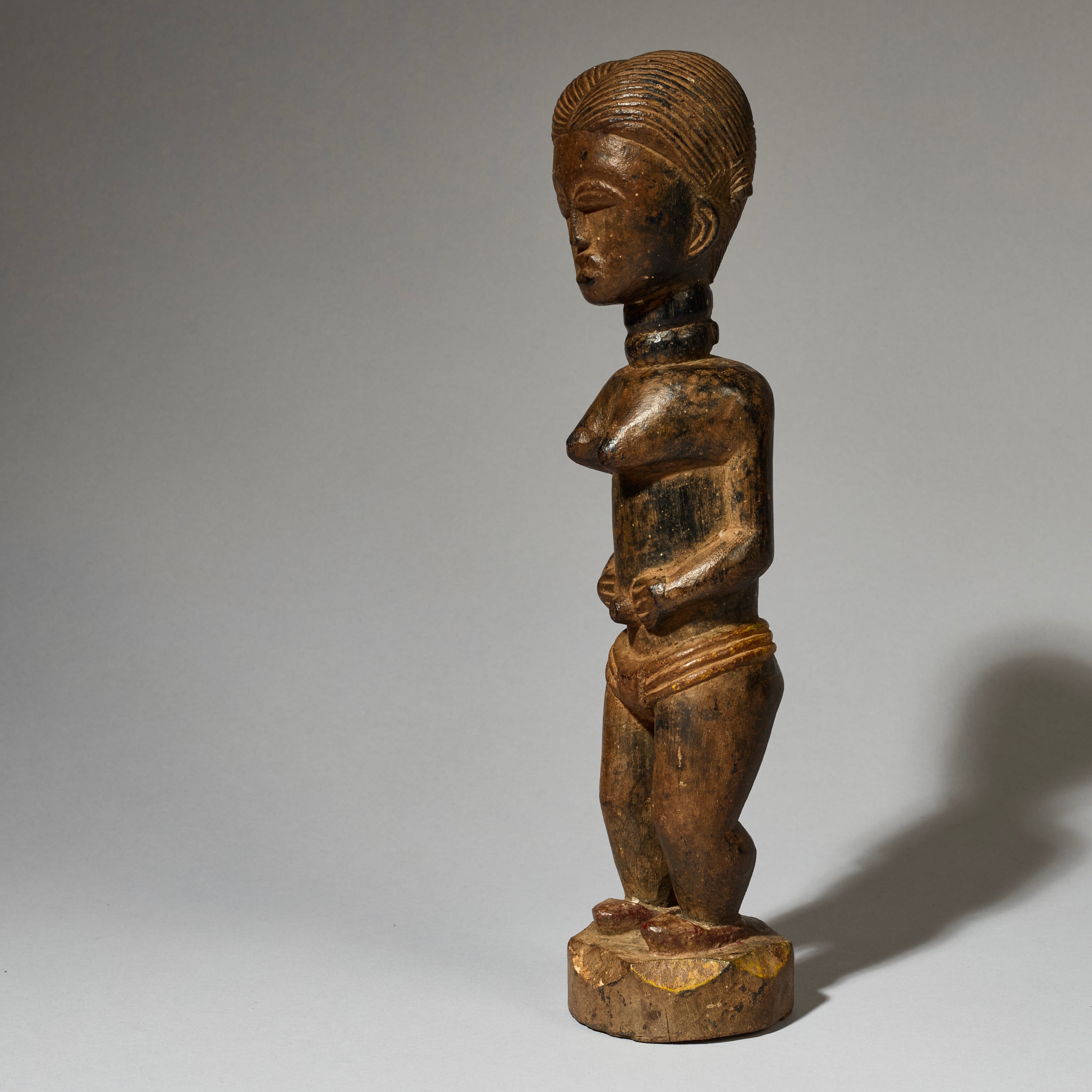 A  FINE SPIRIT PARTNER BLOLO BLA FROM BAULE TRIBE OF THE IVORY COAST ( No 5160 )