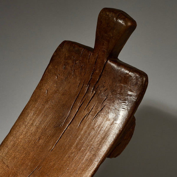 A PATINATED ABSTRACTED ANIMAL STOOL FROM BURKINA FASO ( No 5161 )