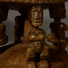 A BEAUTIFULLY WEATHERED FIGURATIVE STOOL FROM THE DOGON TRIBE OF MALI WEST AFRICA( No 5175 )