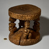 A BEAUTIFULLY WEATHERED FIGURATIVE STOOL FROM THE DOGON TRIBE OF MALI WEST AFRICA( No 5175 )