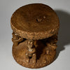 A BEAUTIFULLY WEATHERED FIGURATIVE STOOL FROM THE DOGON TRIBE OF MALI WEST AFRICA( No 5175 )