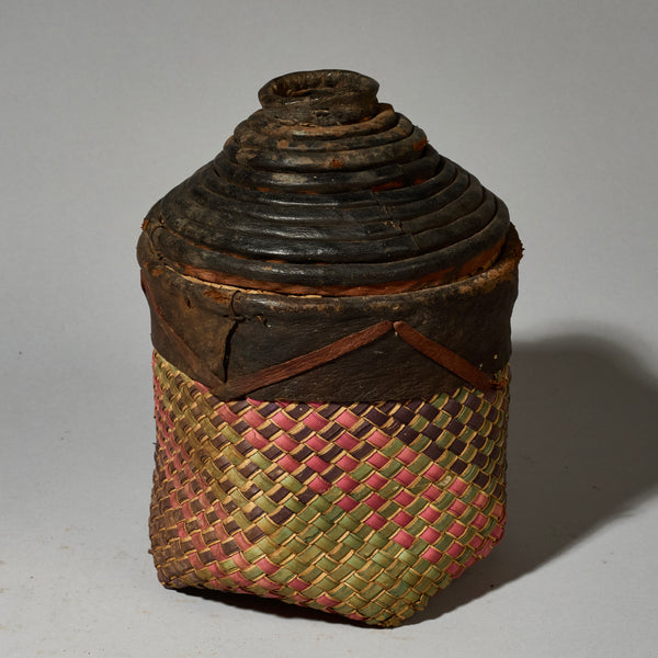 A SET OF NESTED NATURAL FIBRE BASKETS FROM THE TUAREG TRIBE OF THE SAHARA  ( No 5157 )
