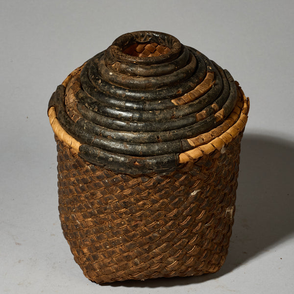 A SET OF NESTED NATURAL FIBRE BASKETS FROM THE TUAREG TRIBE OF THE SAHARA  ( No 5155 )