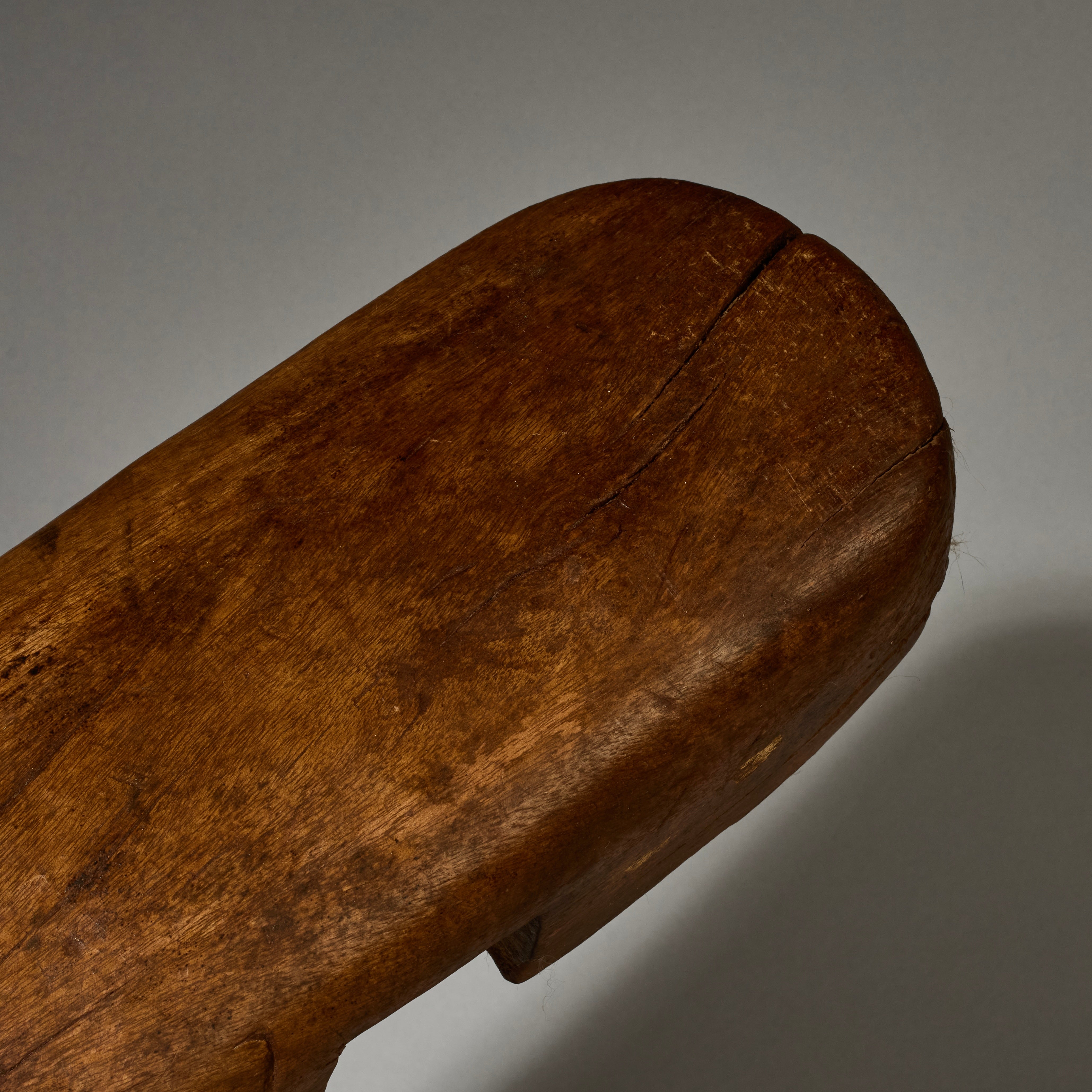 A SMALL  STOOL /HEADREST FROM LOBI OF BURKINA FASO ( No 5134 )