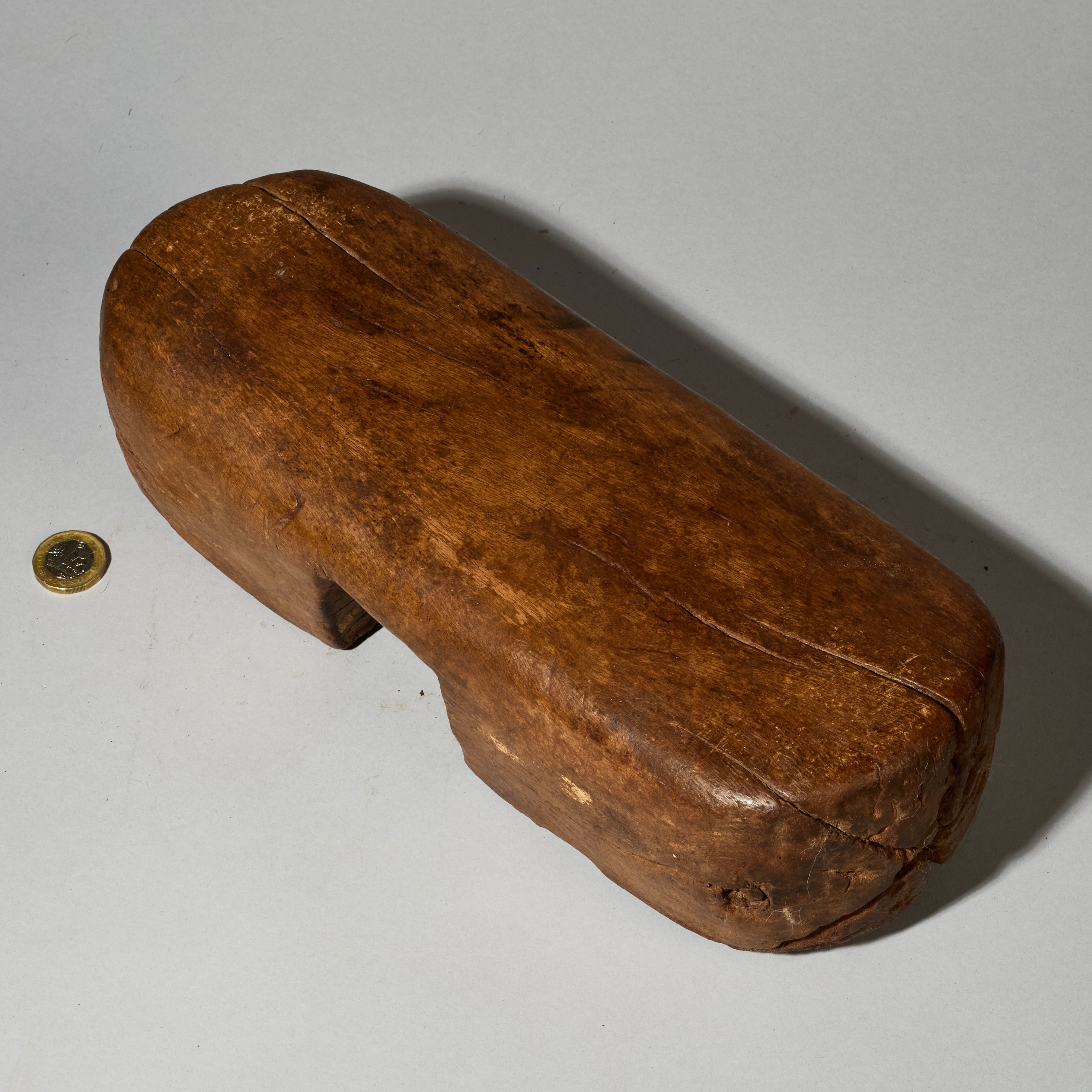 A SMALL  STOOL /HEADREST FROM LOBI OF BURKINA FASO ( No 5134 )