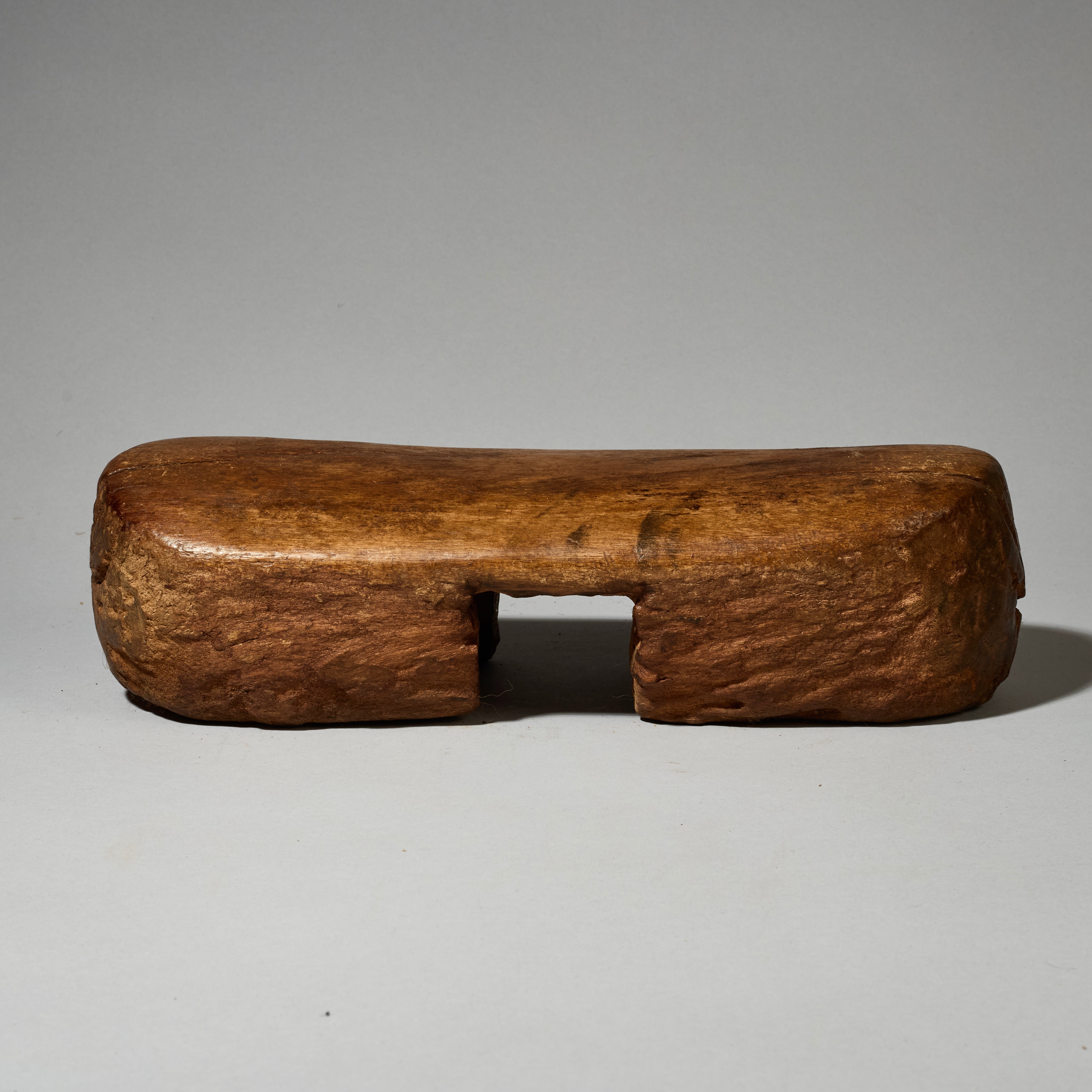 A SMALL  STOOL /HEADREST FROM LOBI OF BURKINA FASO ( No 5134 )