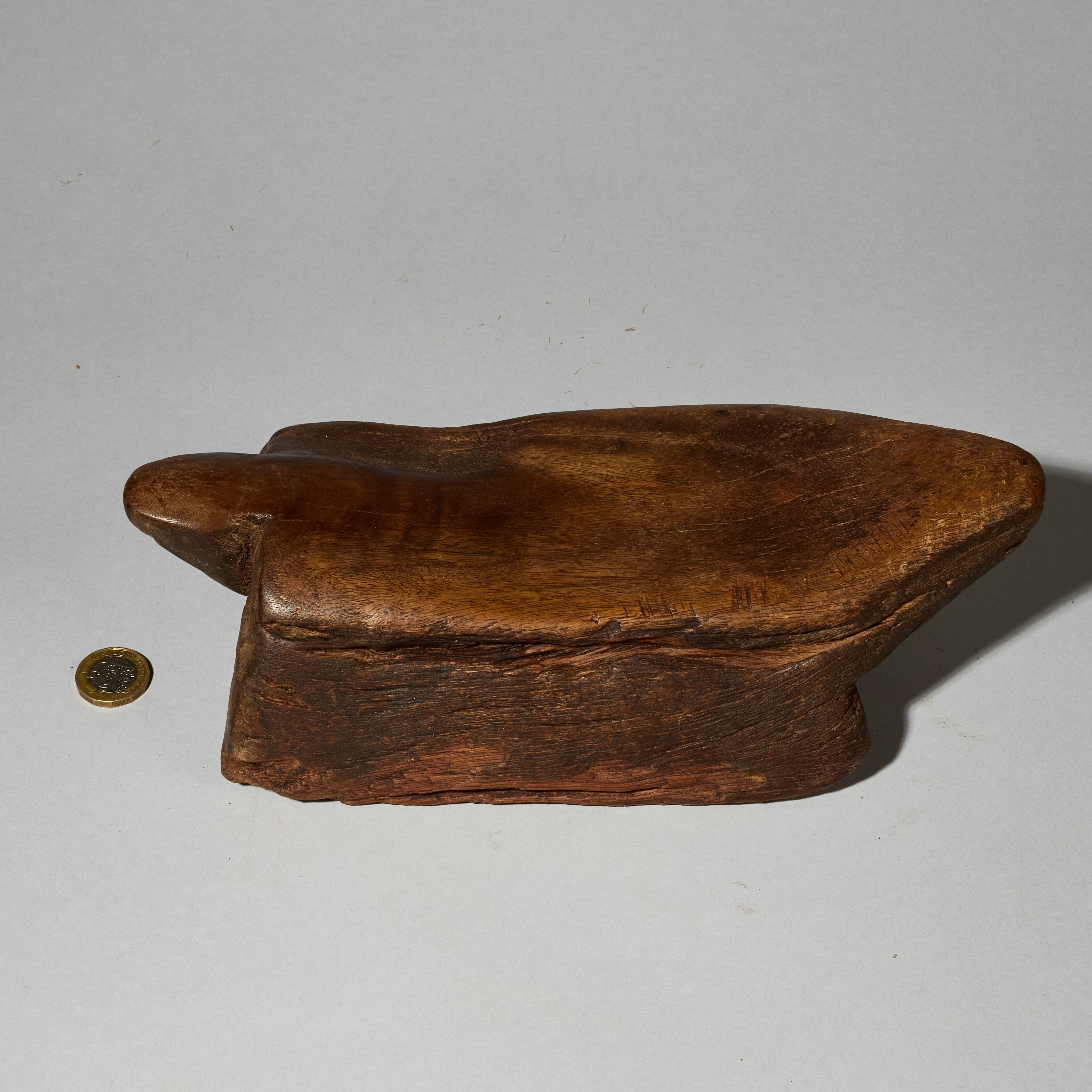 A SMALL WELL USED STOOL FROM BURKINA FASO ( No 5135 )