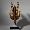 AN ANTHROPOMORPHIC ANTELOPE/ANTEATER MASK  , MOSSI TRIBE BURKINA  FASO W AFRICA (No 5163 )