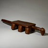 AN ABSTRACTED LONG ANIMAL STOOL FROM BURKINA FASO ( No 5162 )