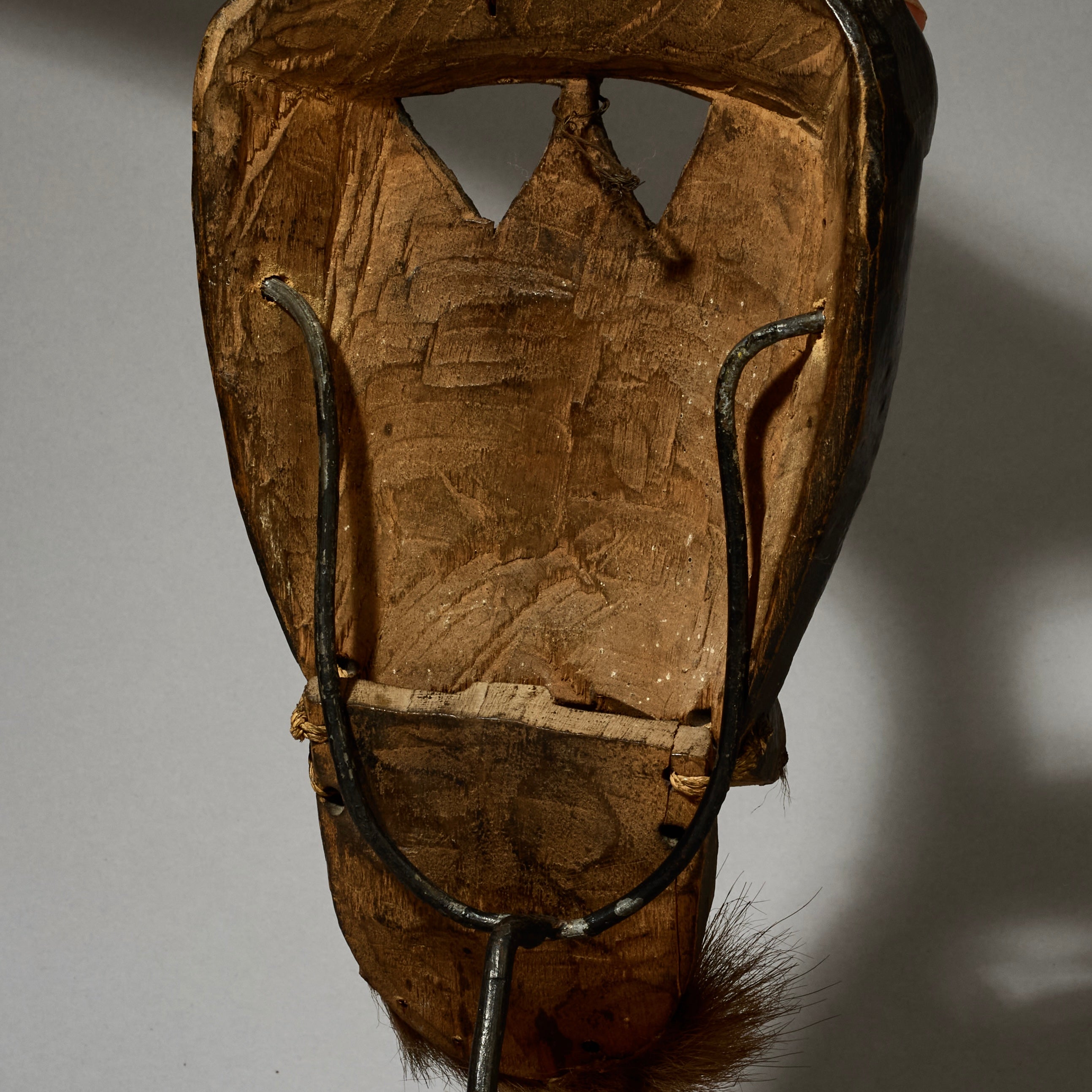 A CUBIST DAN /KRAN MASK FROM THE IVORY COAST EX UK COLLECTION  ( No 5173 )