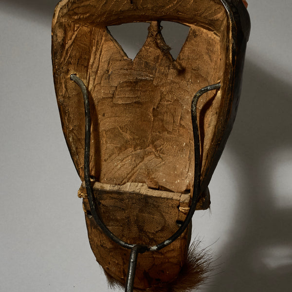 A CUBIST DAN /KRAN MASK FROM THE IVORY COAST EX UK COLLECTION  ( No 5173 )