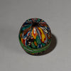 A VIVID GLASS BEAD FROM JAVA( No 1910)