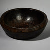 A REFINED LARGE ROUND WOODEN BOWL BAULE TRIBE IVORY COAST  ( No 5125  )