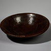 A LUSH PATINATED WOODEN BOWL BAULE TRIBE IVORY COAST  ( No 5127 )