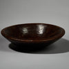 A LUSH PATINATED WOODEN BOWL BAULE TRIBE IVORY COAST  ( No 5127 )