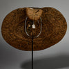 A STUNNINGLY INTRICATE ANTIQUE BARK BUTTOCK ADORNMENT, EX UK COLL. MANGBETU  TRIBE OF THE CONGO( No 5167 )