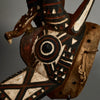A GRAPHIC LARGE MOSSI ANTELOPE MASK FROM BURKINA FASO, W AFRICA (No 5153 )