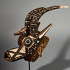 A GRAPHIC LARGE MOSSI ANTELOPE MASK FROM BURKINA FASO, W AFRICA (No 5153 )