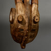 AN UNUSUAL MOSSI TRIBE MASK WITH 3 HORNS FROM BURKINA FASO ( No 1449 )