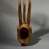 AN UNUSUAL MOSSI TRIBE MASK WITH 3 HORNS FROM BURKINA FASO ( No 1449 )