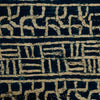 A RARE NDOP INDIGO CLOTH MOUNTED FROM THE BAMILEKE TRIBE OF CAMEROON W.AFRICA( No 5132 )