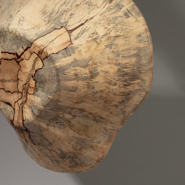 AN ORGANICALLY SHAPED TAMARIND WOOD BOWL FROM INDONESIA( No 1881)