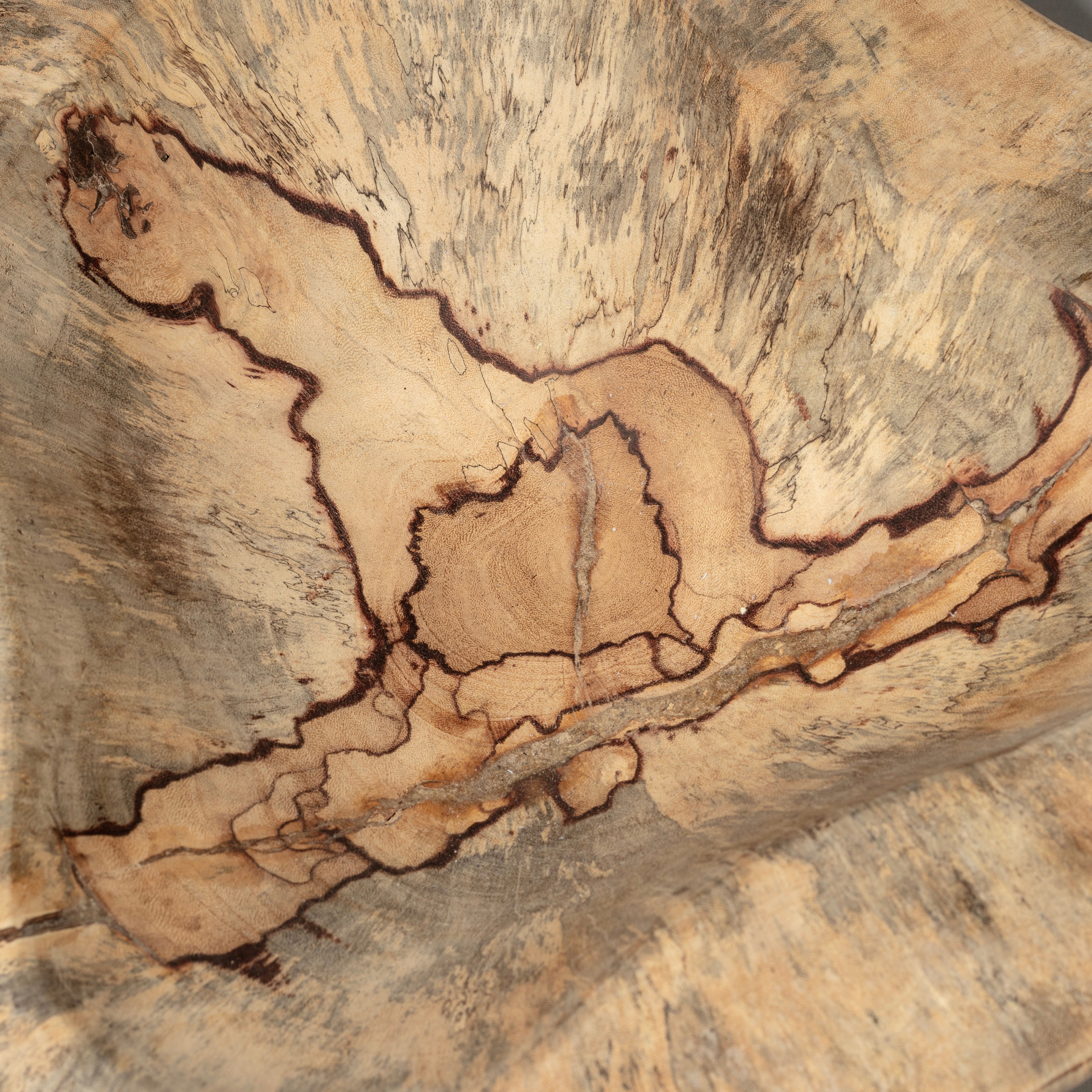 AN ORGANICALLY SHAPED TAMARIND WOOD BOWL FROM INDONESIA( No 1881)