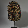 A STRIKING LARGE FINGERLING HAT FROM THE BAMILEKE TRIBE OF CAMEROON W.AFRICA( No 5131)