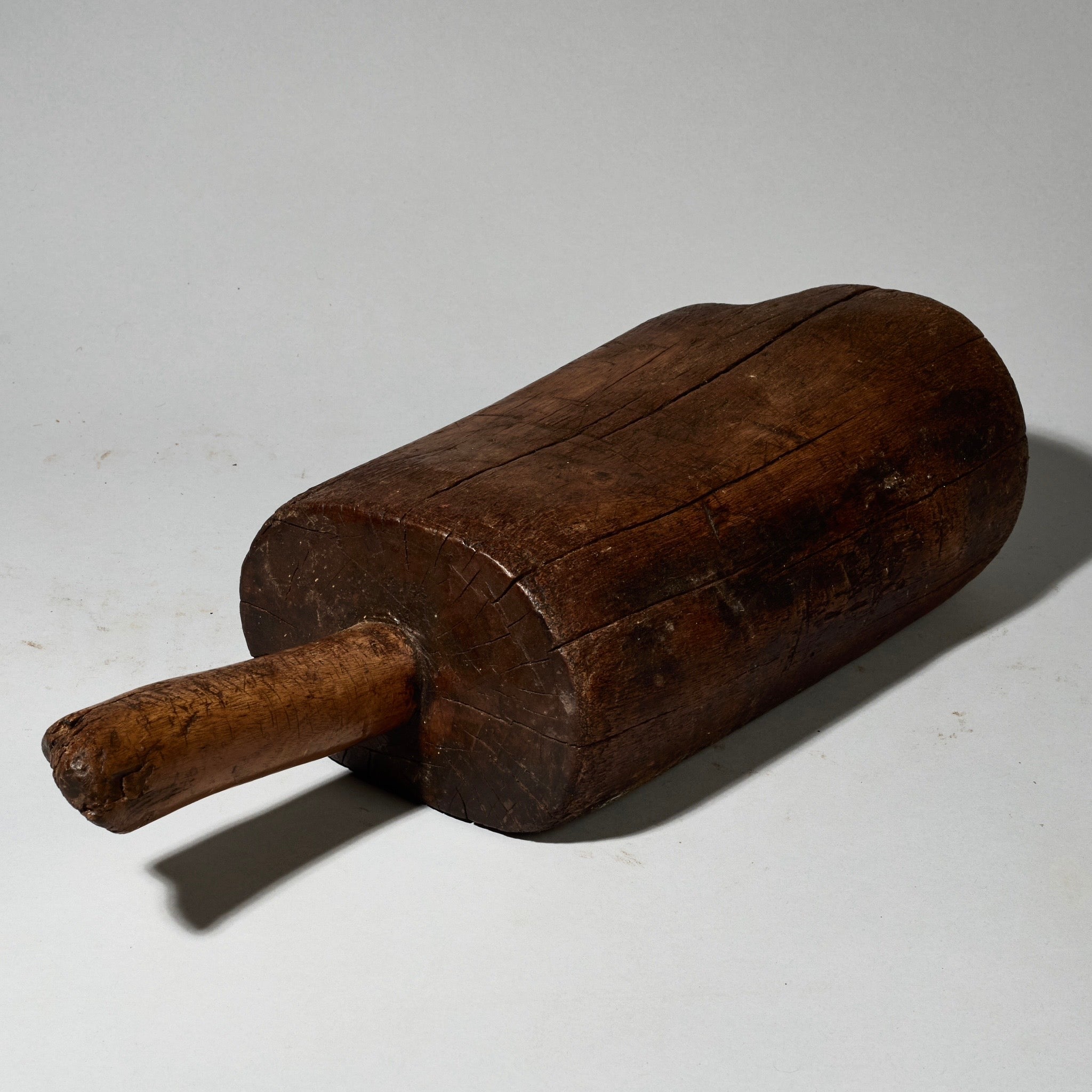 A CHUNKY LOW STOOL/HEADREST  FROM BURKINA FASO ( No 5136!)