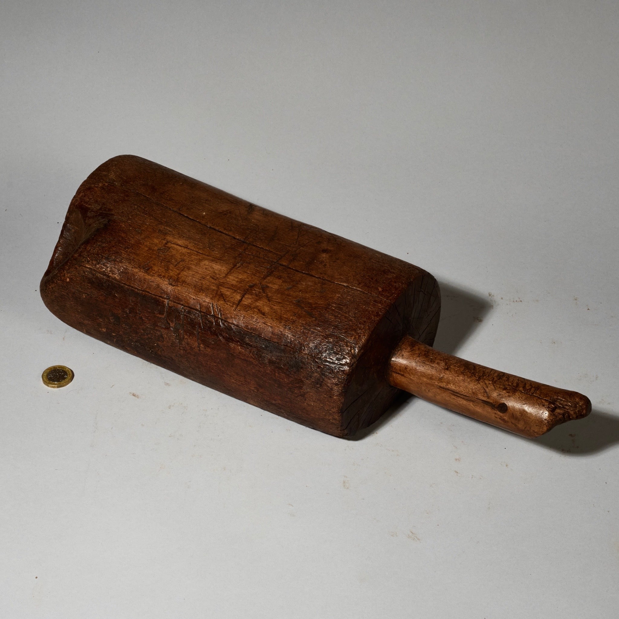 A CHUNKY LOW STOOL/HEADREST  FROM BURKINA FASO ( No 5136!)