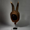 A SHAPELY ANTELOPE MASK FROM THE MOSSI TRIBE OF BURKINA FASO ( No 5162 )