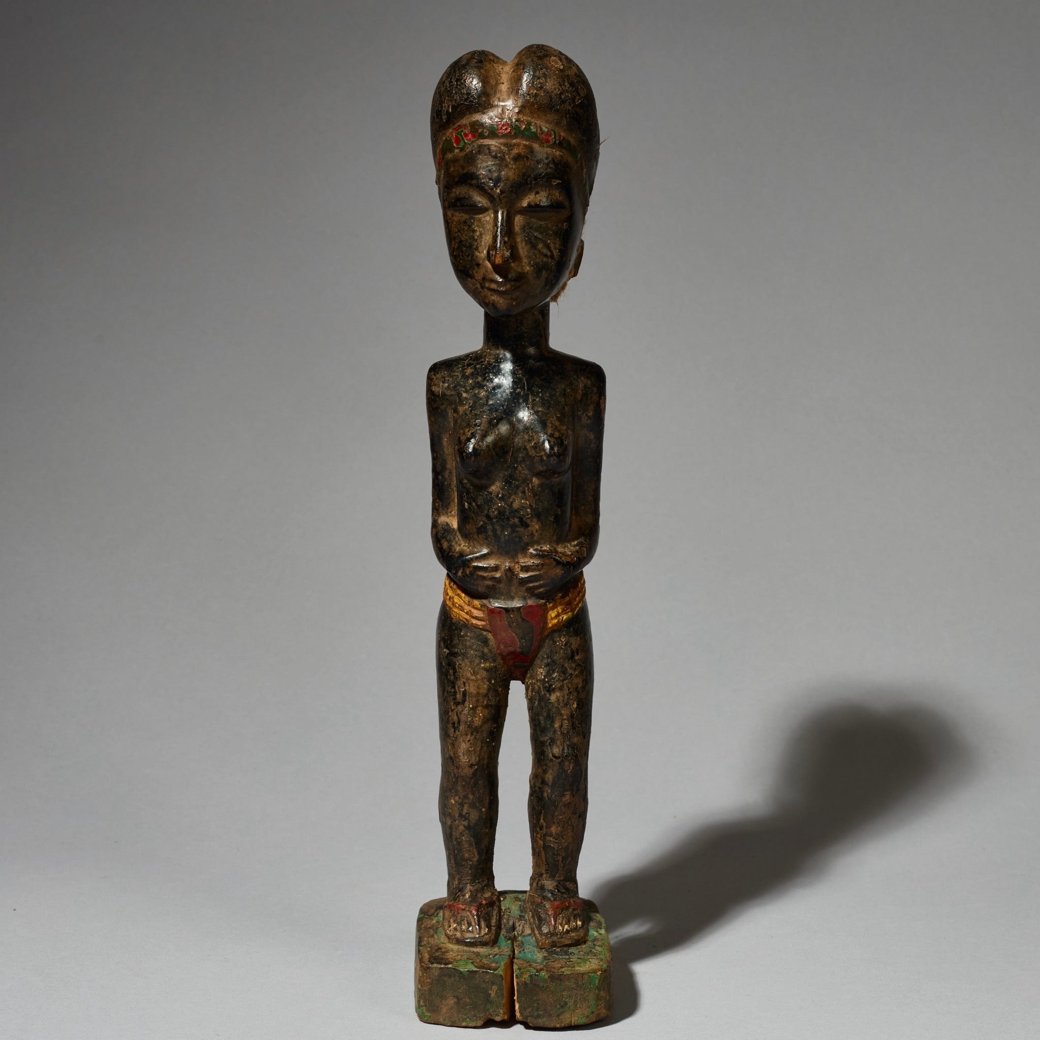 A PRETTY SPIRIT PARTNER BLOLO BLA, BAULE TRIBE IVORY COAST ( No 5158 )