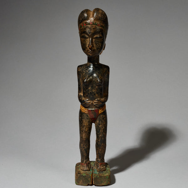 A PRETTY SPIRIT PARTNER BLOLO BLA, BAULE TRIBE IVORY COAST ( No 5158 )