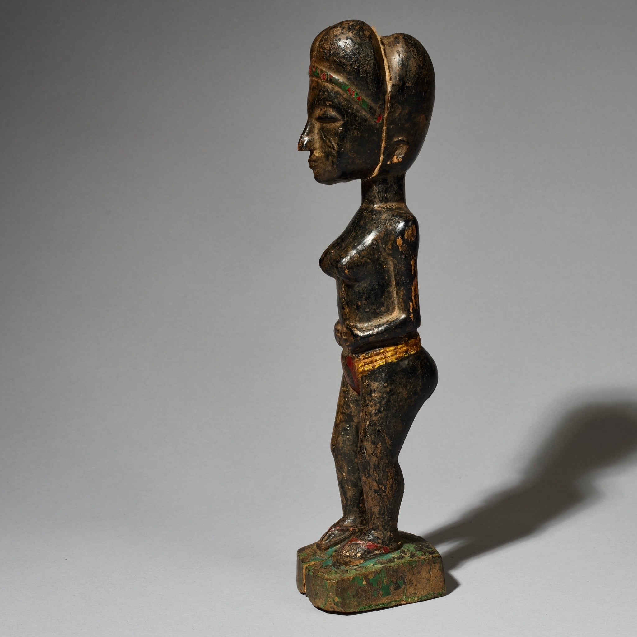 A PRETTY SPIRIT PARTNER BLOLO BLA, BAULE TRIBE IVORY COAST ( No 5158 )