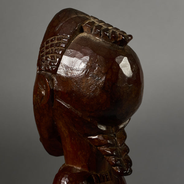 A OLD FINE SPIRIT PARTNER FROM BAULE TRIBE OF THE IVORY COAST EX BELGIAN COLLECTION  ( No 6291 )