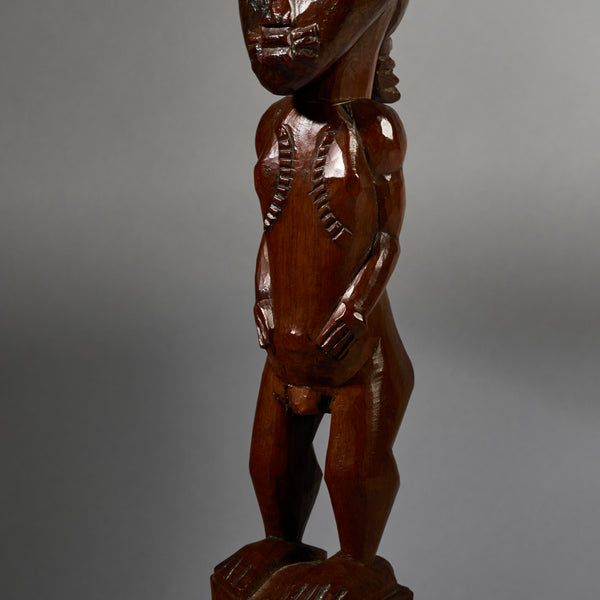A OLD FINE SPIRIT PARTNER FROM BAULE TRIBE OF THE IVORY COAST EX BELGIAN COLLECTION  ( No 6291 )