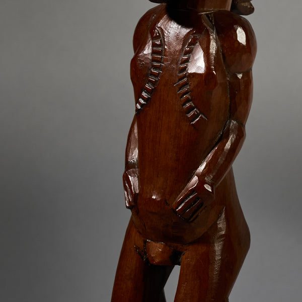 A OLD FINE SPIRIT PARTNER FROM BAULE TRIBE OF THE IVORY COAST EX BELGIAN COLLECTION  ( No 6291 )